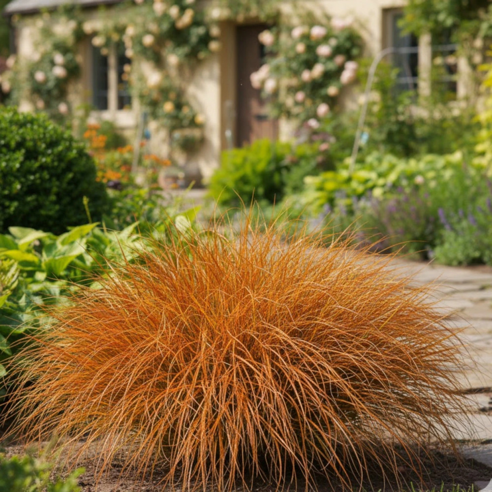 Laîche orange testacea, Carex