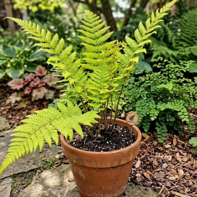 Fougère à écailles dorées Jurassic Gold - Edition limitée, Dryopteris