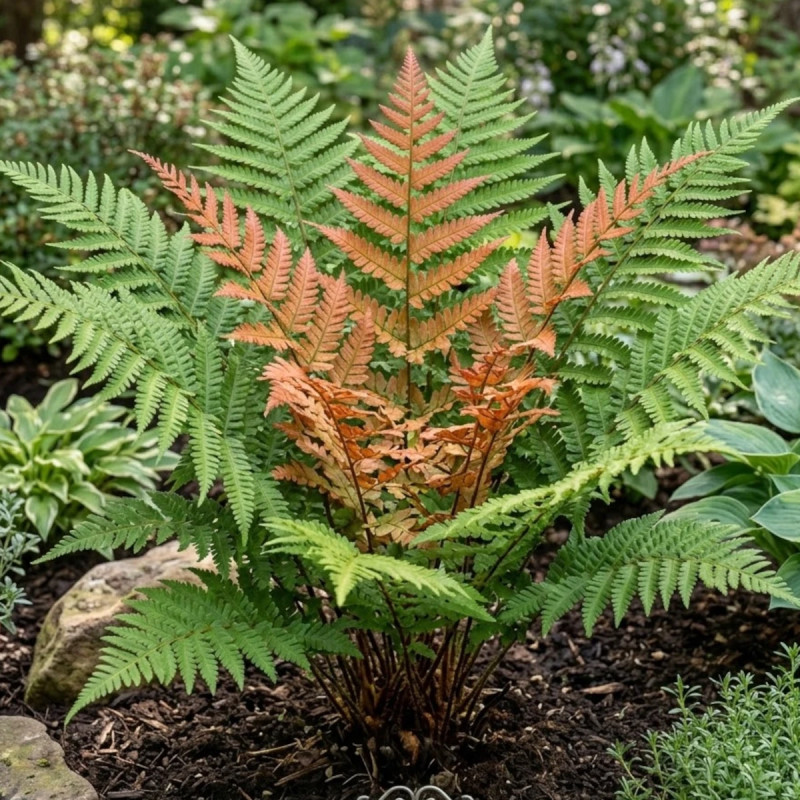 Fougère à sores rouges, Dryopteris