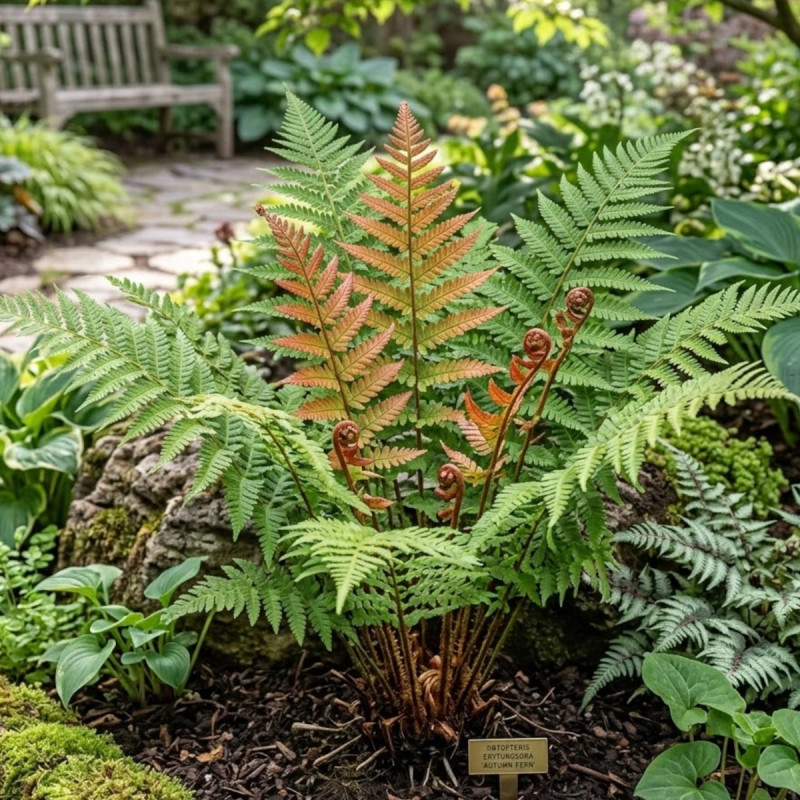 Fougère à sores rouges, Dryopteris