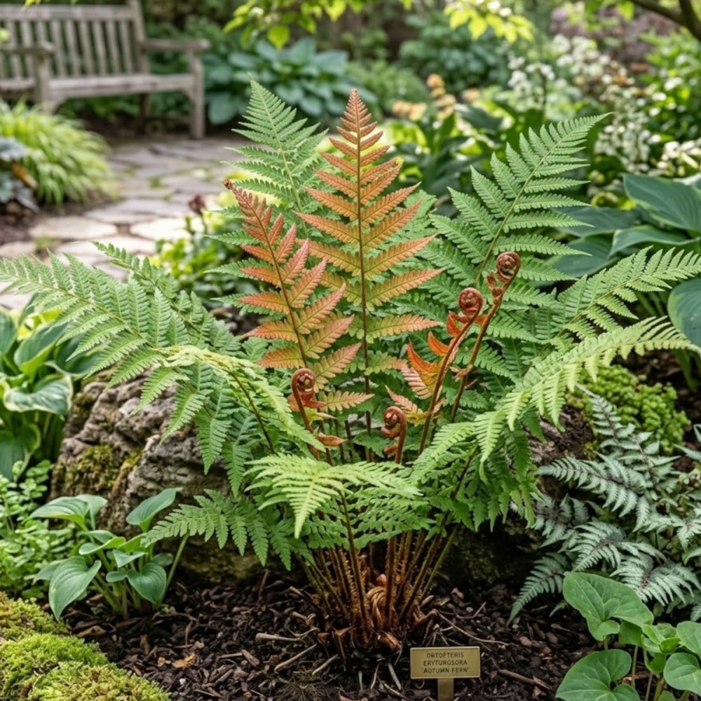 Fougère à sores rouges, Dryopteris