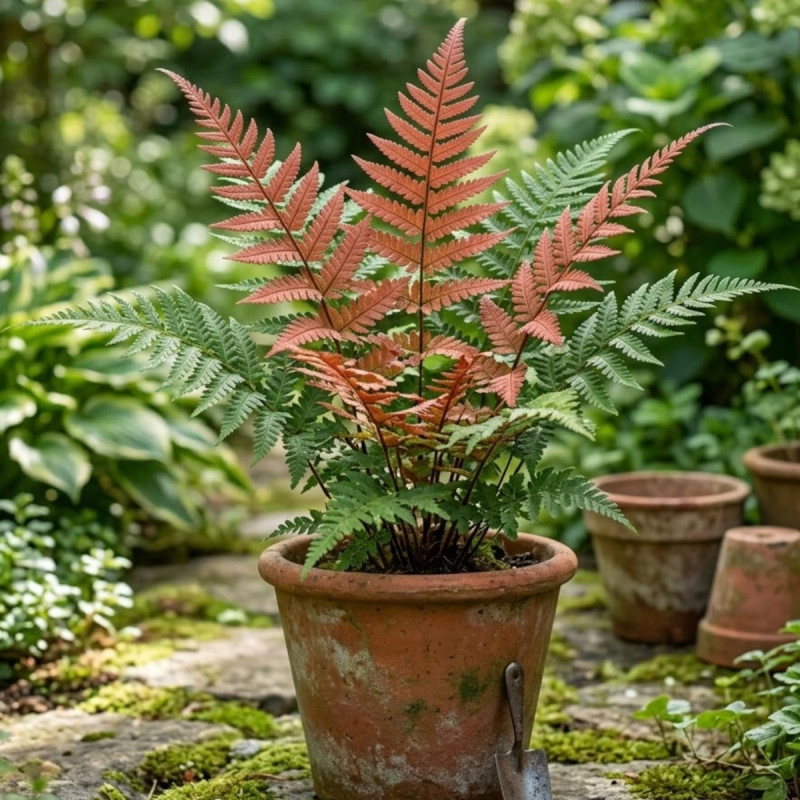 Fougère à sores rouges, Dryopteris
