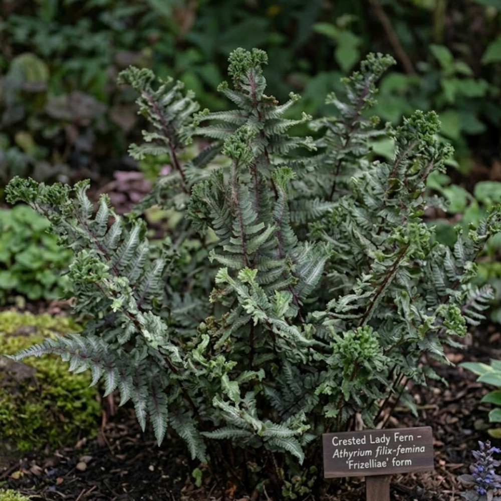 Fougère japonaise peinte, Dryopteris