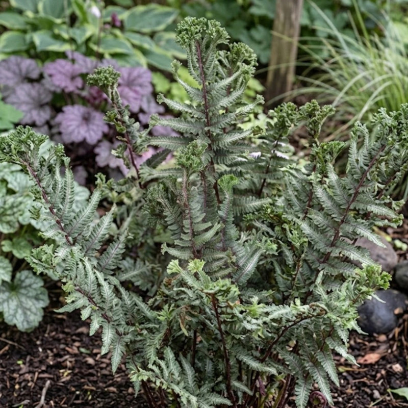 Fougère japonaise peinte, Dryopteris