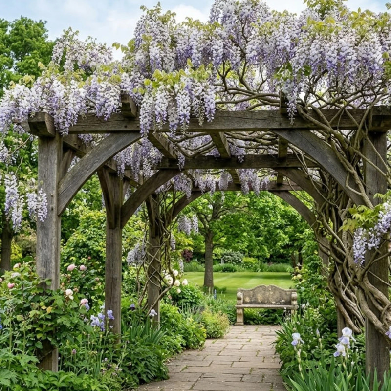 Glycine du Japon Harlequin
