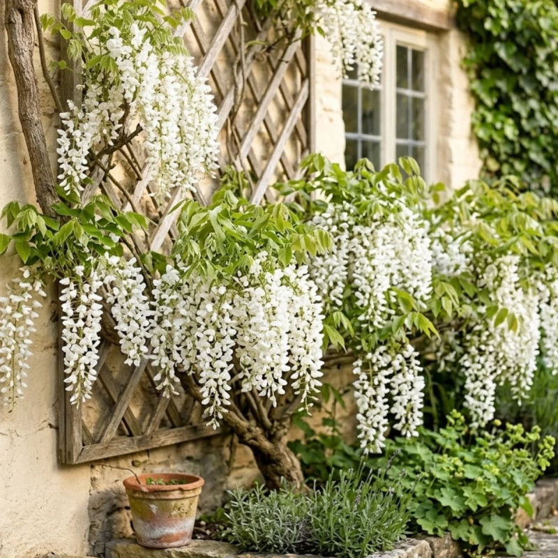 Glycine soyeuse White Silk