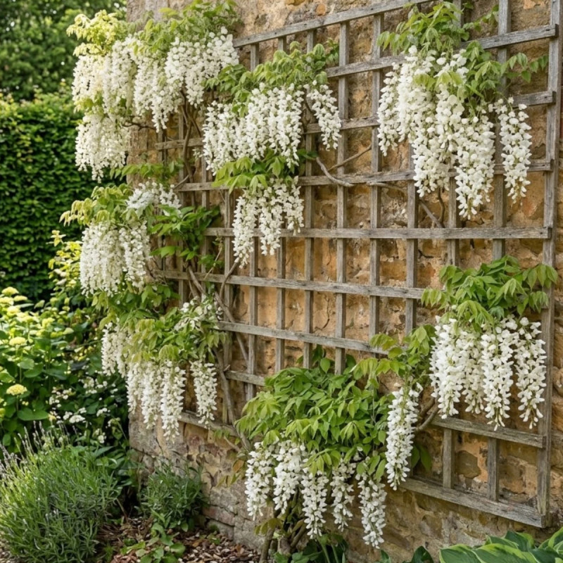 Glycine soyeuse White Silk