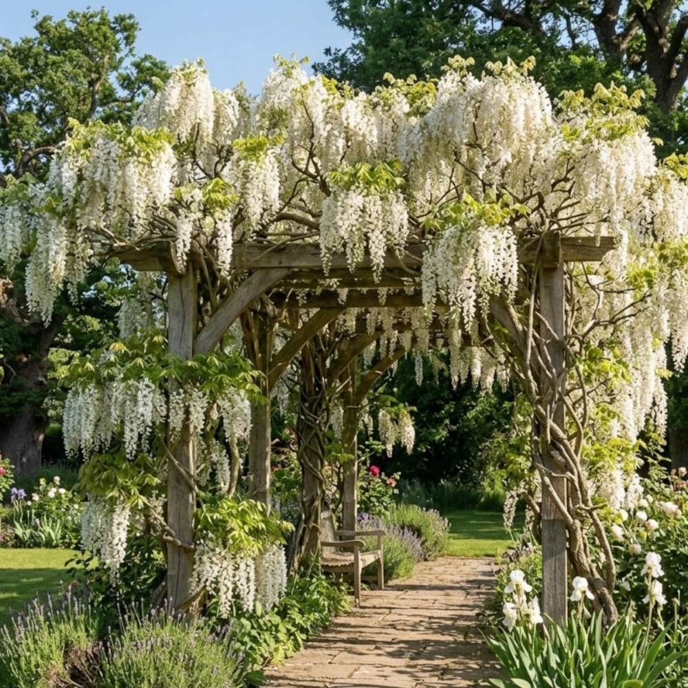 Glycine soyeuse White Silk