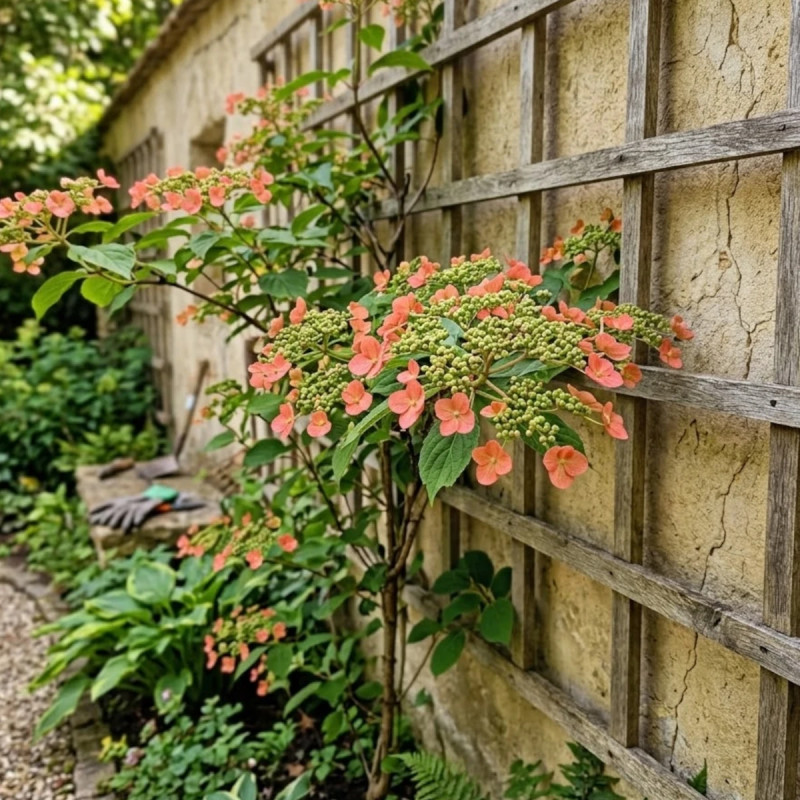 Hortensia grimpant Crug Coral