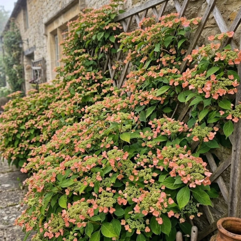 Hortensia grimpant Crug Coral