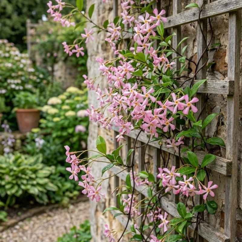 Jasmin étoilé Rose d'Inde