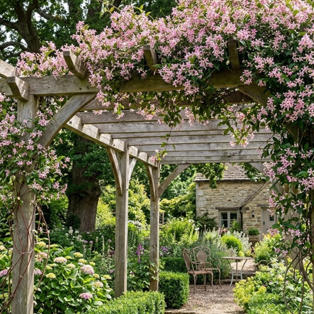 Jasmin étoilé Rose d'Inde