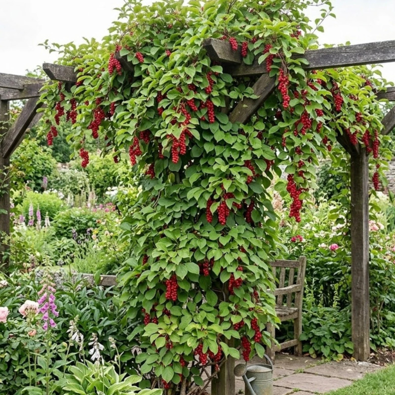 Magnolia grimpant de Chine - Baie aux 5 saveurs, Schisandra