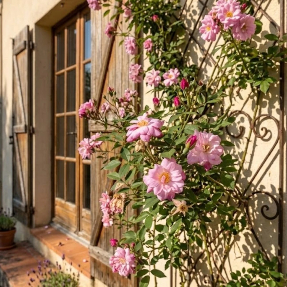Rosier grimpant Pompon de Paris
