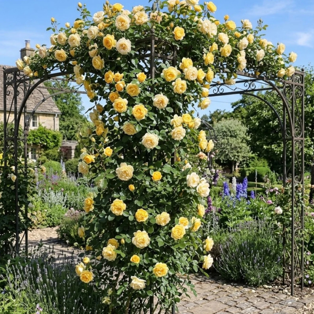 Rosier grimpant Golden PAREO® 'Meipiyou'