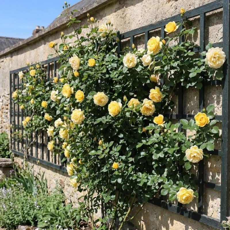 Rosier grimpant Golden PAREO® 'Meipiyou'