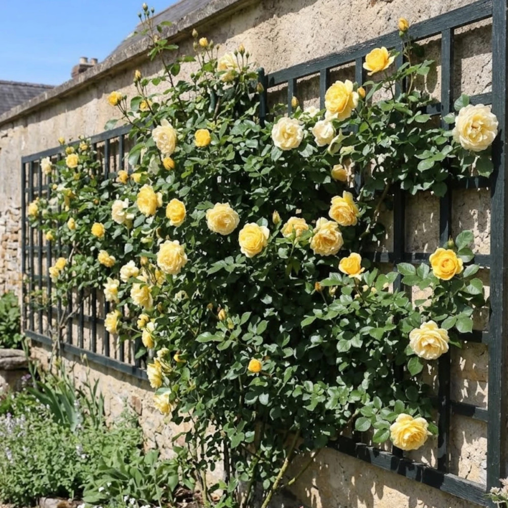 Rosier grimpant Golden PAREO® 'Meipiyou'