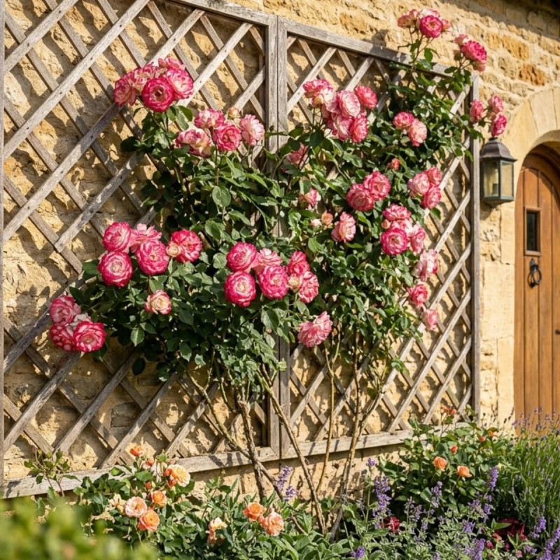 Rosier grimpant Jubile du Prince de Monaco® 'Meisponge'