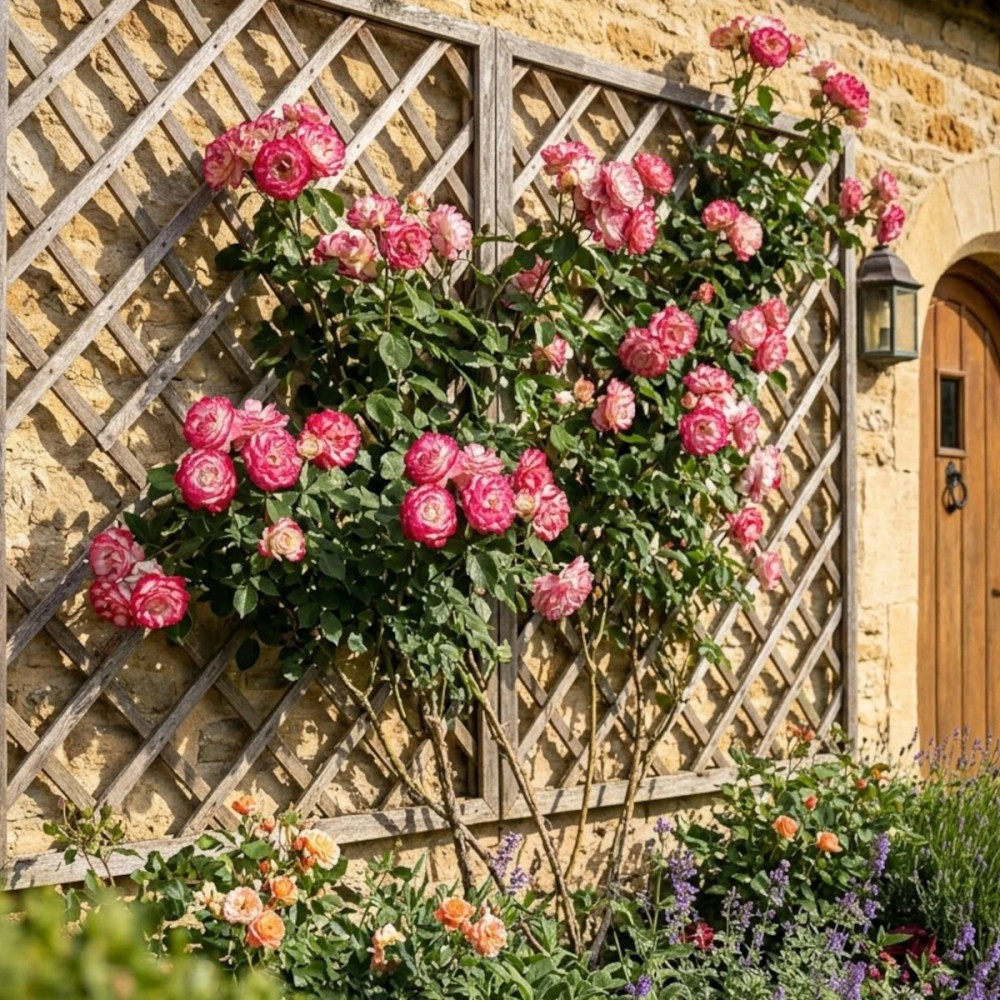 Rosier grimpant Jubile du Prince de Monaco® 'Meisponge'
