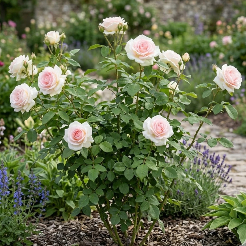Rosier arbustif La Belle Ferronnière 'Kormaccap'