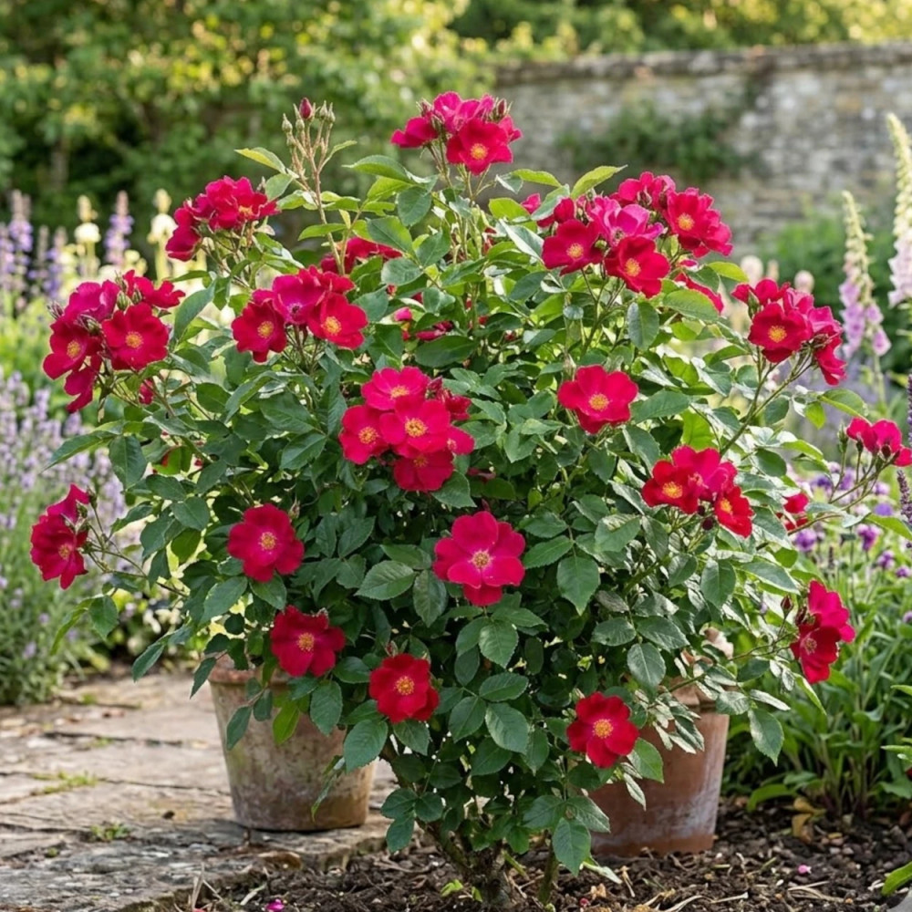 Rosier arbustif Pink Flash® 'Trakeeplac'