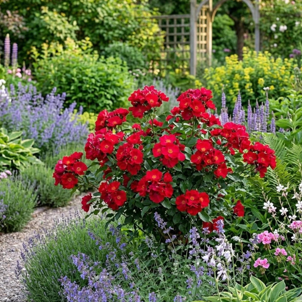 Rosier arbustif Pink Flash® 'Trakeeplac'