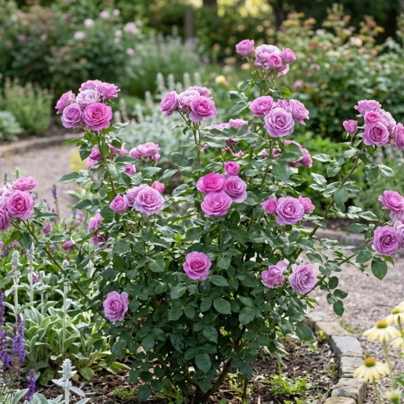 Rosier à grandes fleurs Violette Parfumée