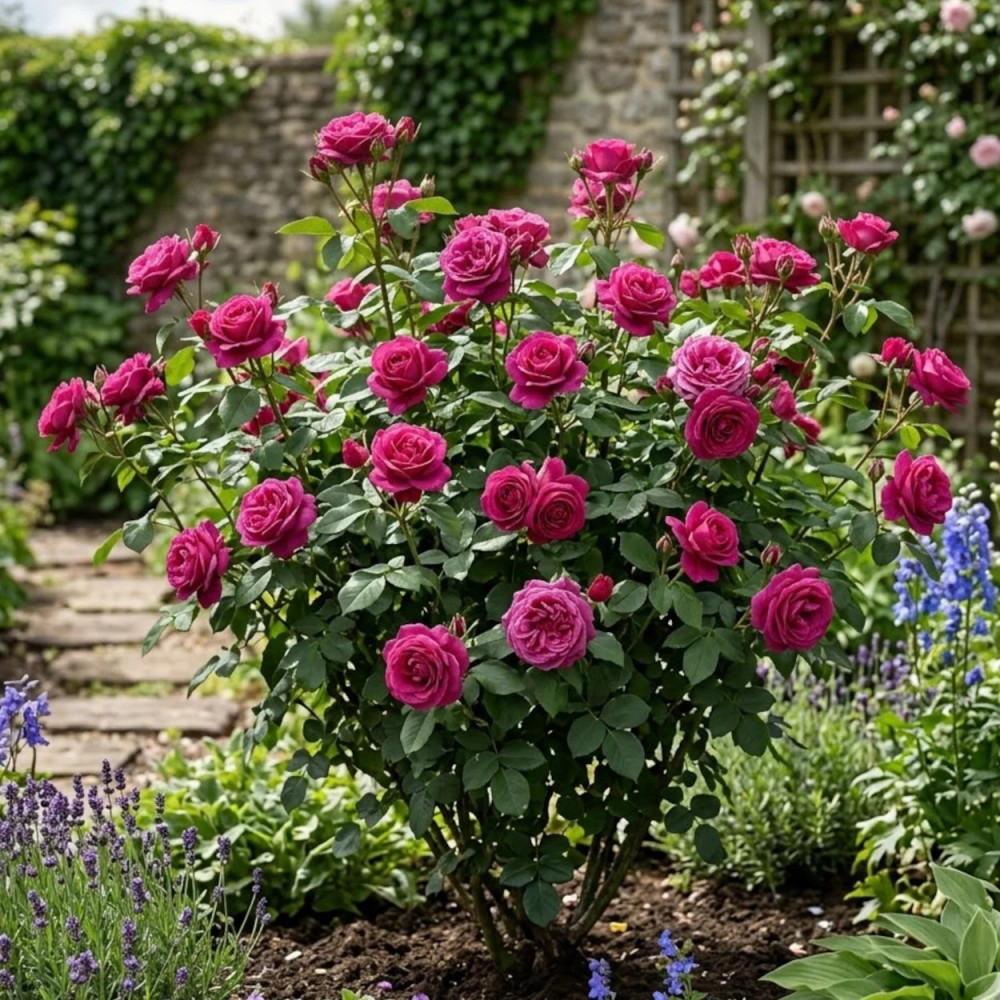 Rosier à grandes fleurs Paris Match® 'Richotale'