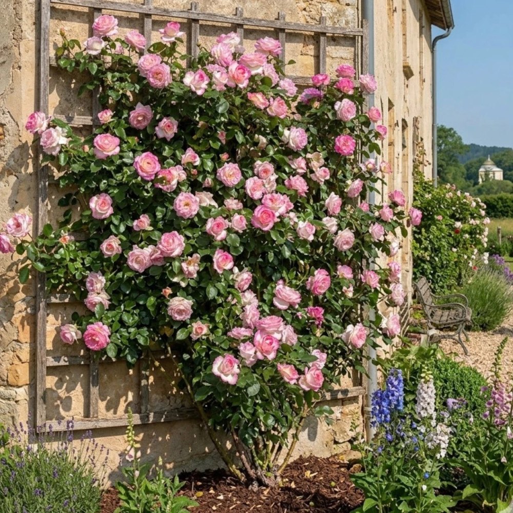 Rosier grimpant Princesse De Monaco® 'Meibergamu' Rosier grimpant Princesse De Monaco® 'Meibergamu'