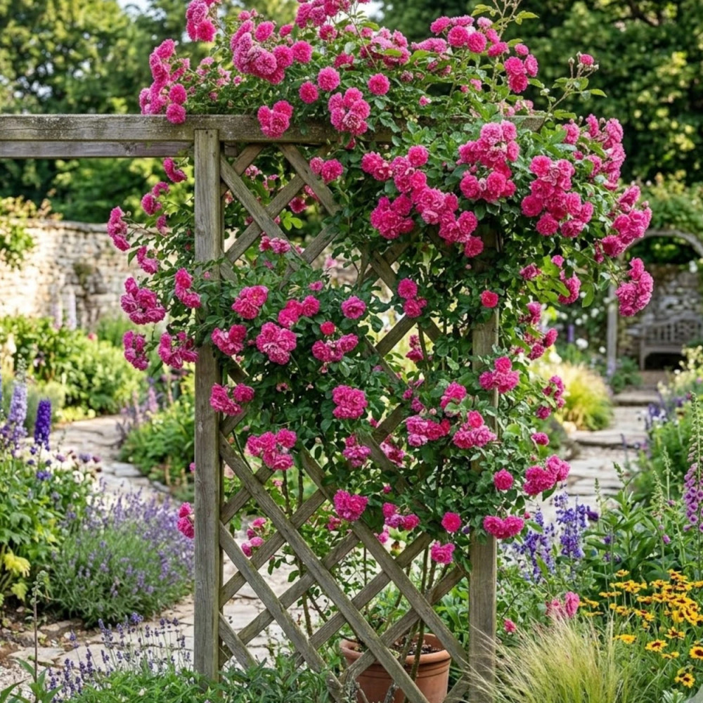Rosier grimpant Excelsa
