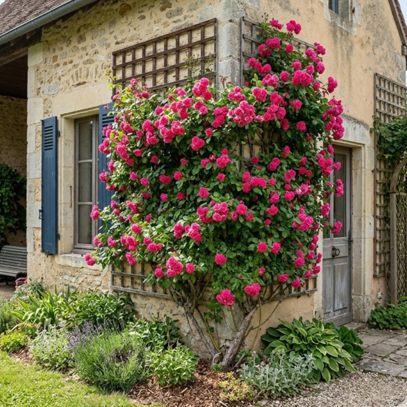 Rosier grimpant Excelsa
