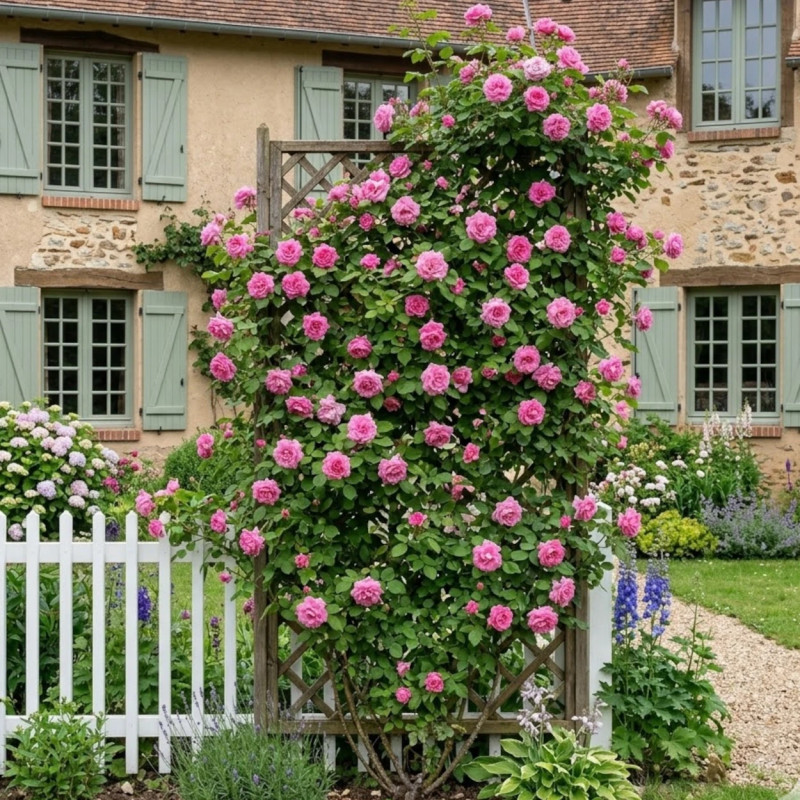 Rosier grimpant Zéphirine Drouhin