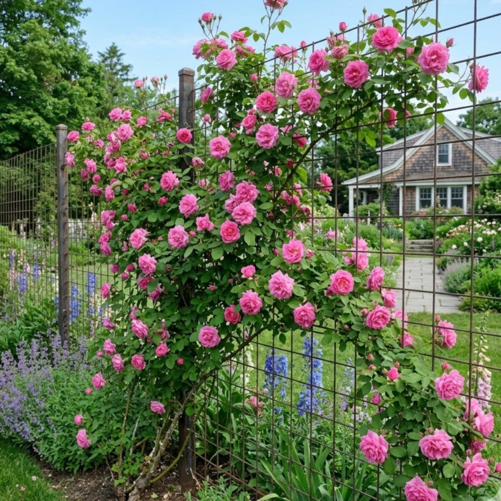 Rosier grimpant Zéphirine Drouhin