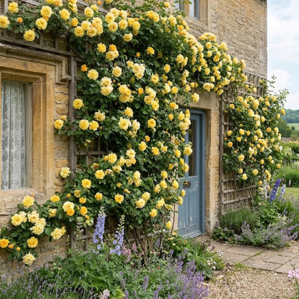 Rosier grimpant Golden Gate® Korgolgat Rosier grimpant Golden Gate® Korgolgat