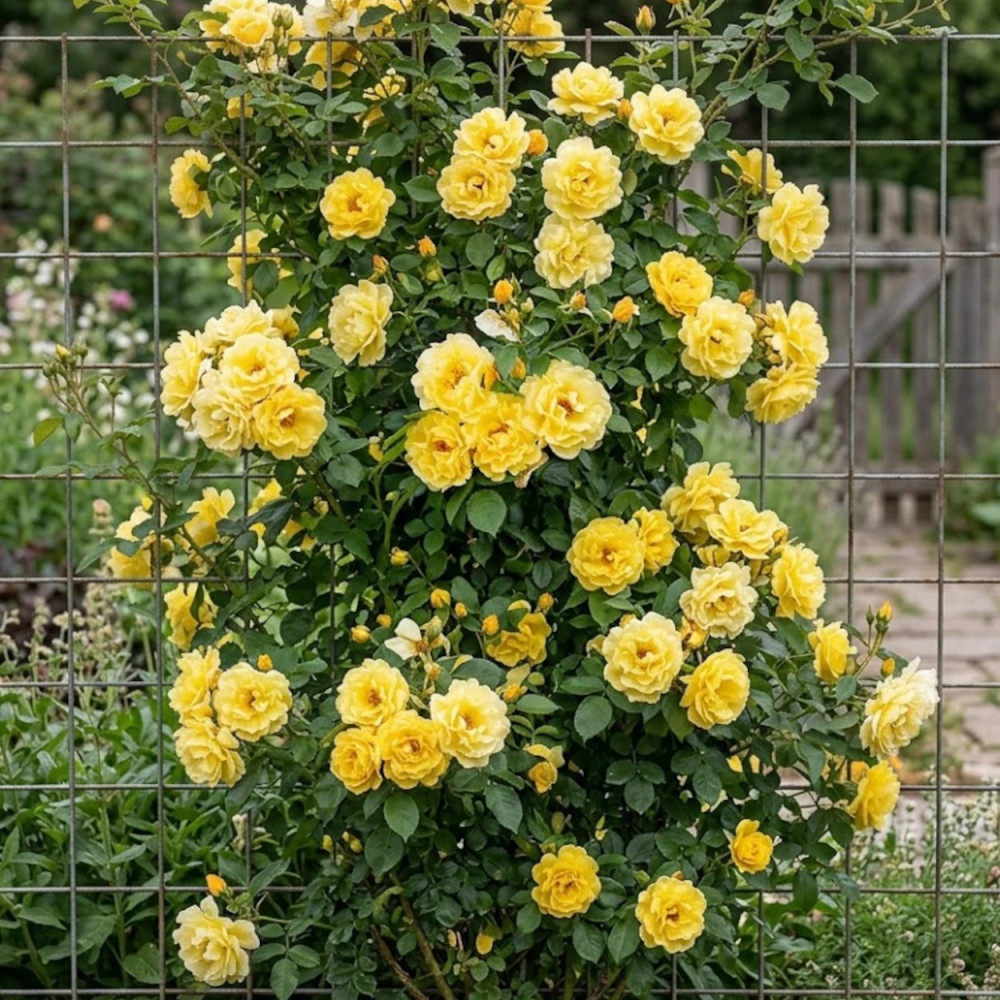 Rosier grimpant Golden Gate® Korgolgat Rosier grimpant Golden Gate® Korgolgat