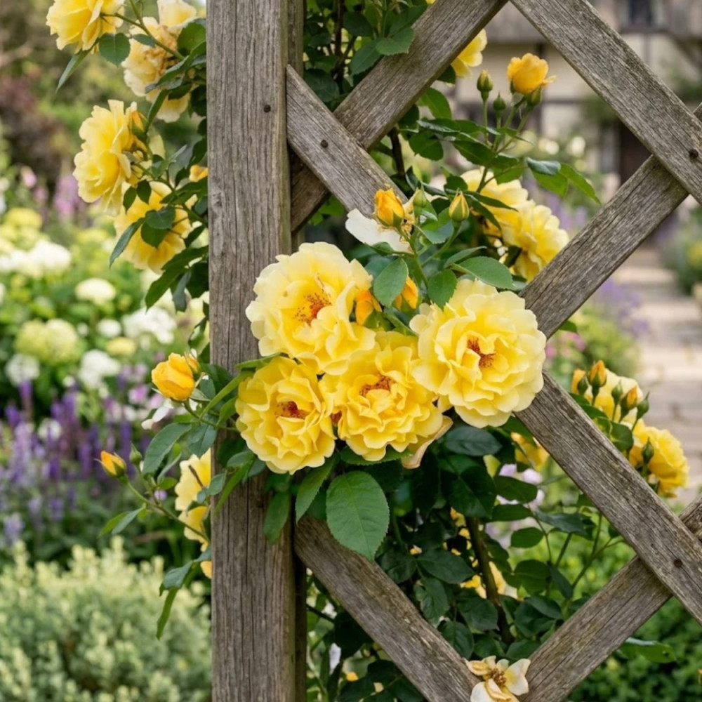 Rosier grimpant Golden Gate® Korgolgat Rosier grimpant Golden Gate® Korgolgat