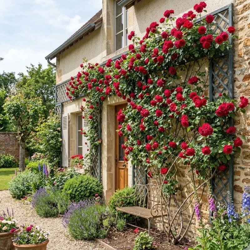 Rosier grimpant Salammbô® 'Delperl'