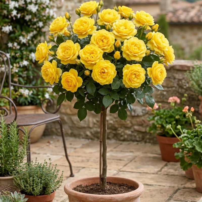 Rosier 1/2 tige Carte D'Or® 'Meidresia'