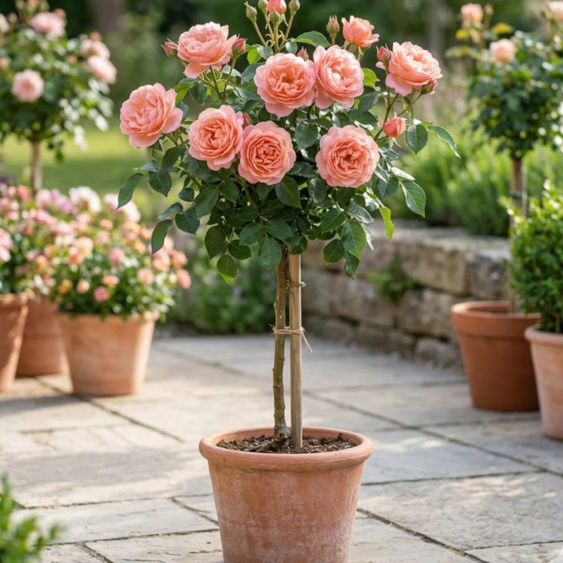 Rosier 1/2 tige Marie Curie® 'Meilomit'