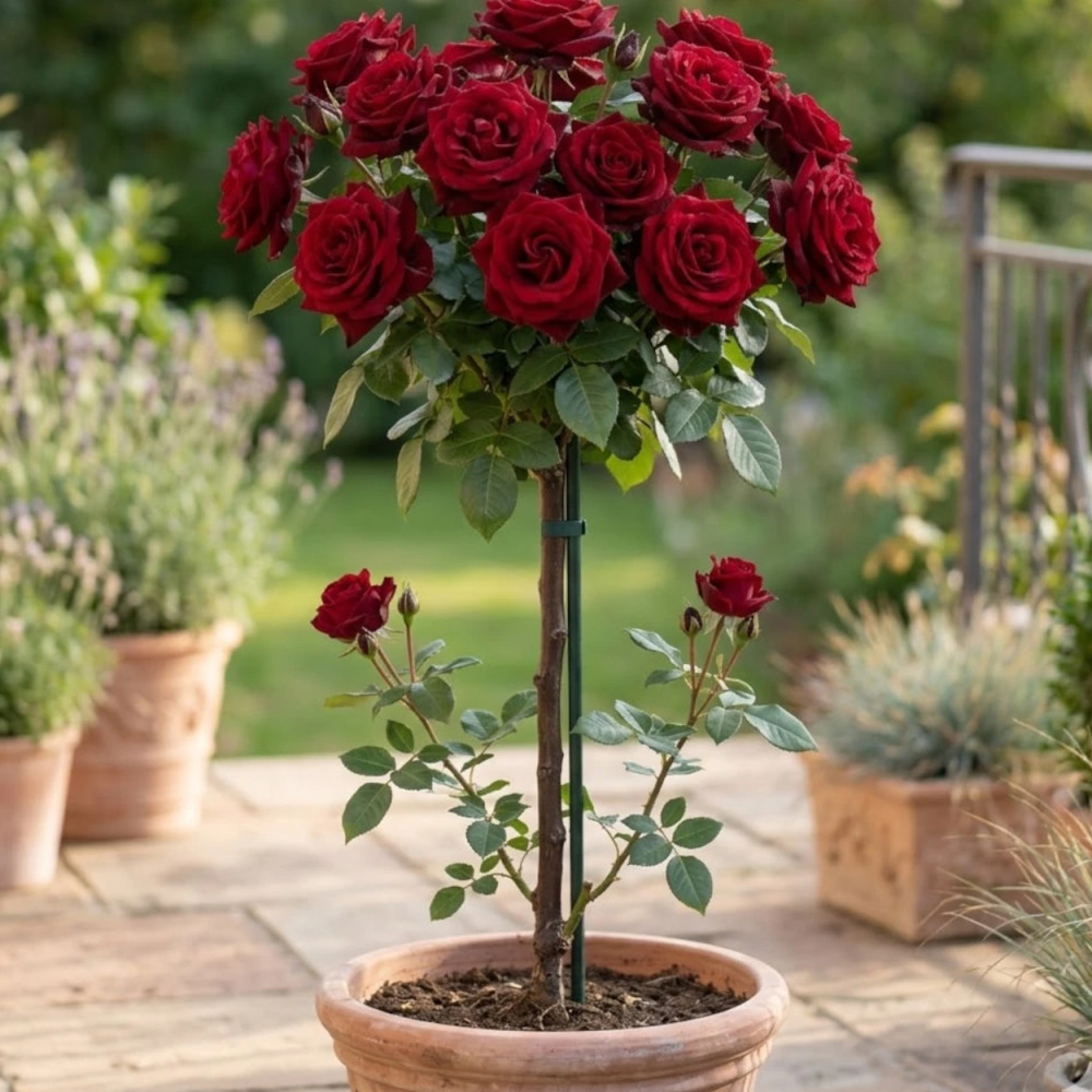 Rosier 1/2 tige Niccolo Paganini® 'Meicairma'