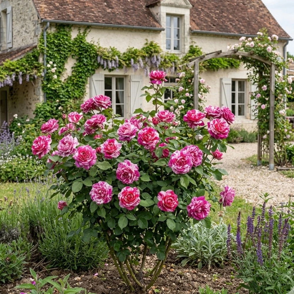 Rosier à fleurs groupées Fizzy Lady® - SILENCE, ça pousse !