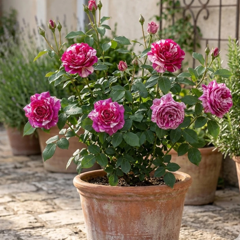 Rosier à fleurs groupées Fizzy Lady® - SILENCE, ça pousse !