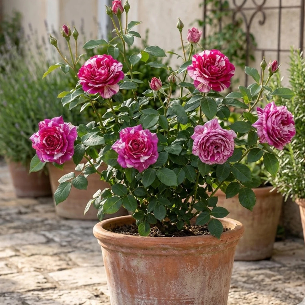 Rosier à fleurs groupées Fizzy Lady® - SILENCE, ça pousse !