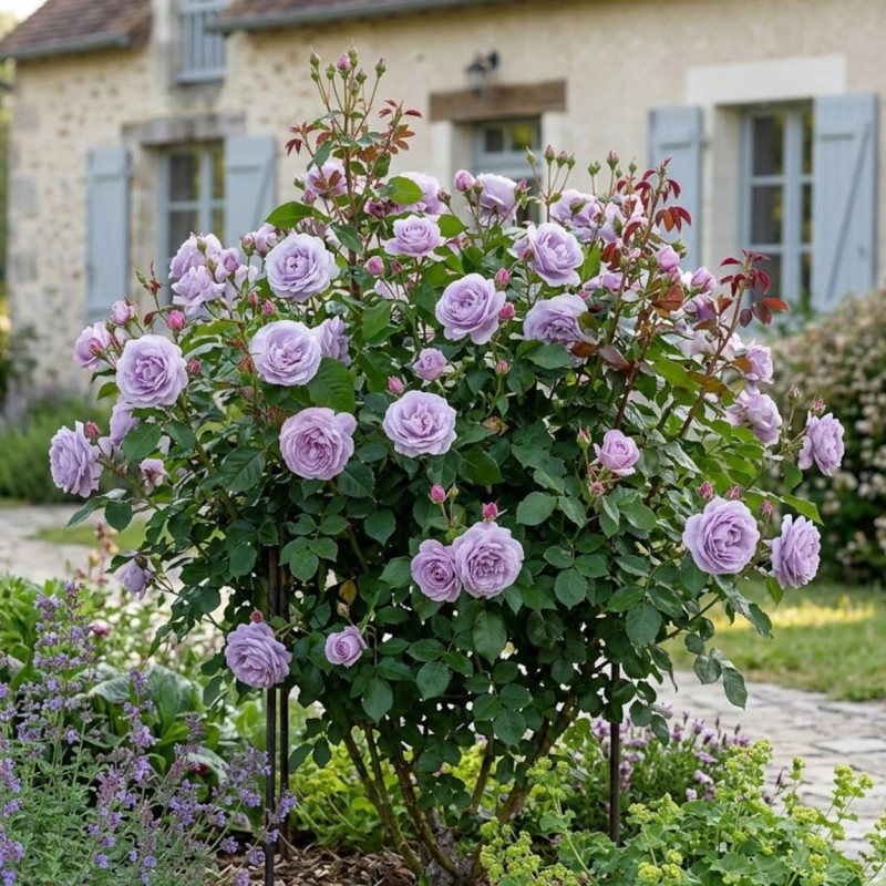 Rosier à fleurs groupées Lady Perfume® - SILENCE, ça pousse !