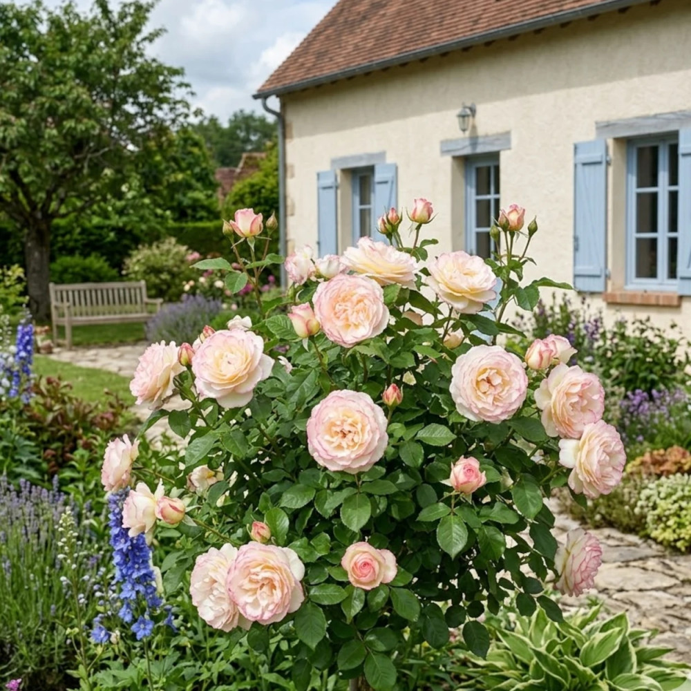 Rosier à fleurs groupées Perfume Kisses® - SILENCE, ça pousse ! Rosier à fleurs groupées Perfume Kisses® - SILENCE, ça pousse !