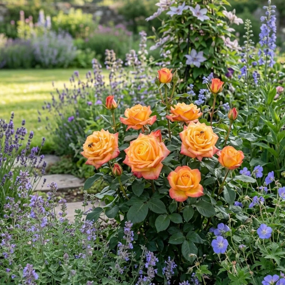 Rosier à grandes fleurs Girandola® - SILENCE, ça pousse !
