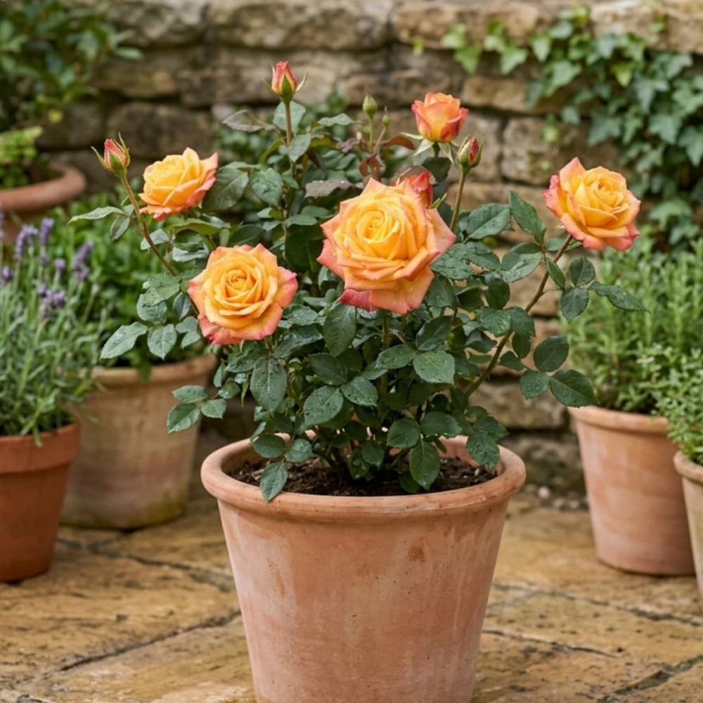 Rosier à grandes fleurs Girandola® - SILENCE, ça pousse !