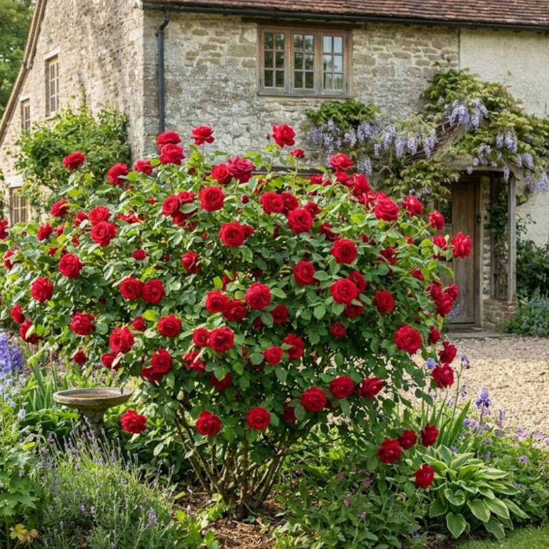 Rosier à grandes fleurs Jacques Prevert® 'Meimouslin'