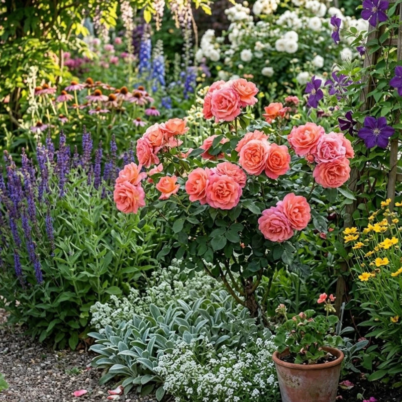 Rosier à grandes fleurs Michel Desjoyaux® 'Adalopac'
