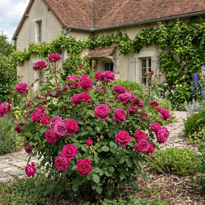 Rosier à grandes fleurs Paris Match® 'Richotale'
